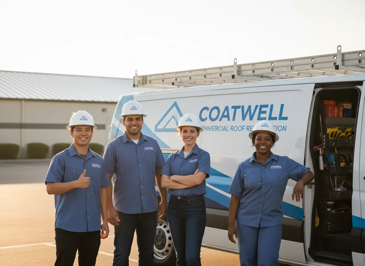 Commercial roof coating company in Briscoe, TX